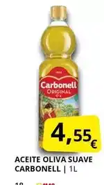 Supermercados MAS Carbonell - aceite oliva suave oferta