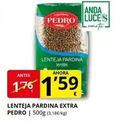 Supermercados MAS Pedro - lenteja pardina extra oferta