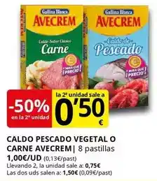 Supermercados MAS Gallina blanca - caldo pescado avecrem oferta