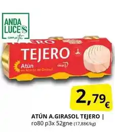 Supermercados MAS Tejero - atun a.girasol oferta