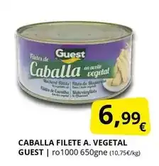 Supermercados MAS Guest - caballa filete a. vegetal oferta