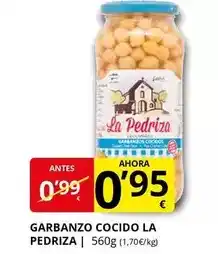 Supermercados MAS La pedriza - garbanzo cocido oferta