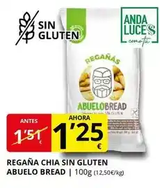 Supermercados MAS Anda - regana chia sin gluten oferta