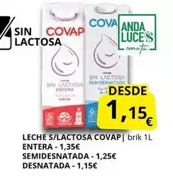 Supermercados MAS Covap - leche s/lactosa oferta