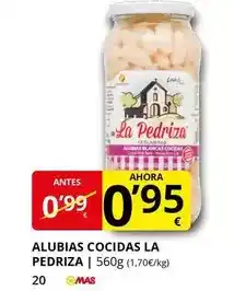 Supermercados MAS La pedriza - alubias cocidas oferta