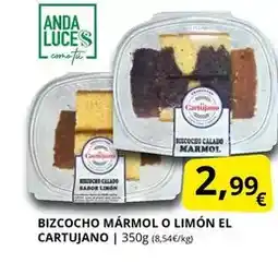 Supermercados MAS Anda - bizcocho marmol o limon el cartujano oferta