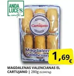 Supermercados MAS Anda - magdalenas valencianas oferta