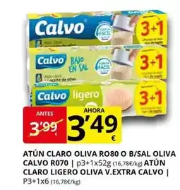 Supermercados MAS Calvo - atun claro oliva ro80 o b/sal oliva oferta
