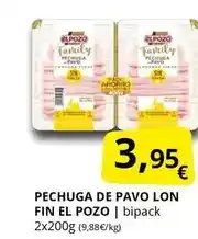 Supermercados MAS Elpozo - pechuga de pavo lon fin el pozo oferta