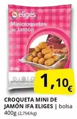 Supermercados MAS Ifa eliges - croqueta mini de jamon oferta