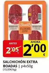 Supermercados MAS Boadas - salchichon extra oferta