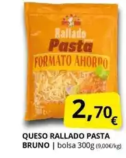 Supermercados MAS Bruño - queso rallado pasta oferta