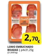 Supermercados MAS Boadas - lomo embuchado oferta