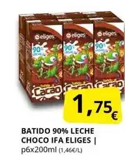 Supermercados MAS Ifa eliges - batido 90% leche choco oferta