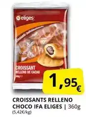 Supermercados MAS Eliges - croissants relleno choco ifa oferta