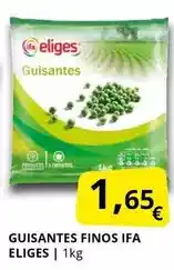 Supermercados MAS Ifa eliges - guisantes finos oferta