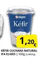 Supermercados MAS Ifa eliges - kefir cuchara natural oferta