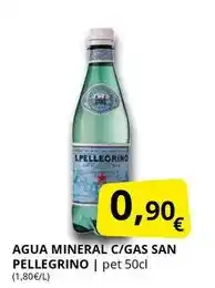 Supermercados MAS San - agua mineral c/gas san pellegrino oferta