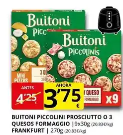Supermercados MAS Buitoni - piccolinis piccolinis piccolinis oferta