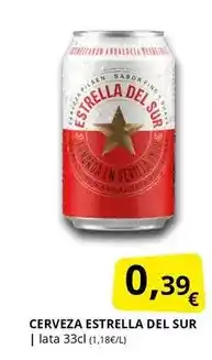 Supermercados MAS Estrella - cerveza del sur oferta