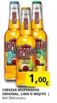 Supermercados MAS Desperados - cerveza original oferta
