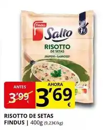 Supermercados MAS Findus - risotto de setas oferta