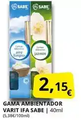Supermercados MAS Ifa sabe - gama ambientador variet oferta
