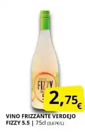 Supermercados MAS Fizzy - vino frizzante verdejo oferta