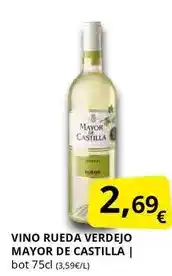 Supermercados MAS Mayor de castilla - vino rueda verdejo oferta