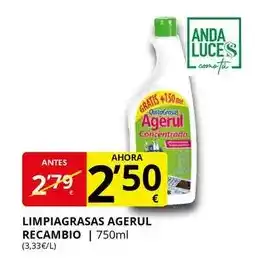 Supermercados MAS Agerul - limpiagrasas oferta