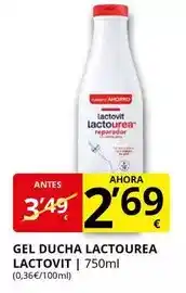 Supermercados MAS Lactovit - gel ducha lactourea oferta