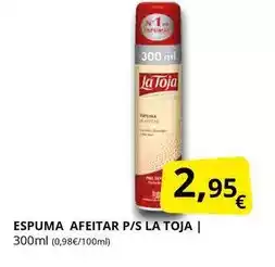 Supermercados MAS La toja - espuma afeitar p/s oferta