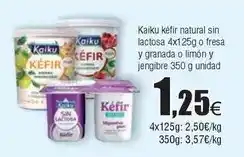 FROIZ Kaiku - kéfir natural sin lactosa o fresa y granada o limón y jengibre oferta