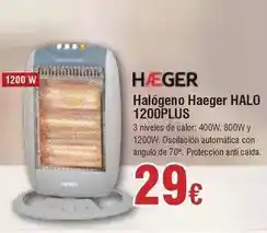 FROIZ Haeger - halo 1200plus oferta