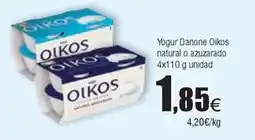 FROIZ Danone - yogur natural o azuzzarado oferta