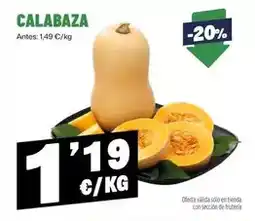 AhorraMas Calabaza oferta