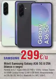 FROIZ Samsung - móvil galaxy a36 5g oferta