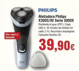 FROIZ Philips - afeitadora x3003/00 serie 3000x oferta