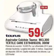 FROIZ Taurus - aspirador colchon mcl300 textile care est9489320l 300w oferta