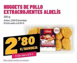 AhorraMas Nuggets de pollo extracrujientes oferta