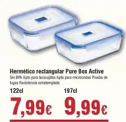 FROIZ Active - hermético rectangular pure box oferta