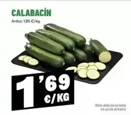 AhorraMas Calabacin oferta