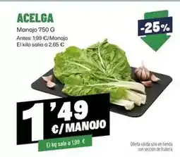 AhorraMas Acelga oferta