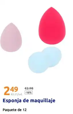 Action Esponja de maquillaje oferta