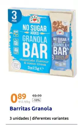 Action Barritas Granola oferta