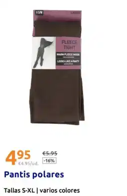 Action Pantis polares oferta