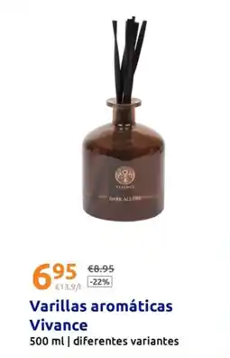 Action Varillas aromáticas Vivance oferta