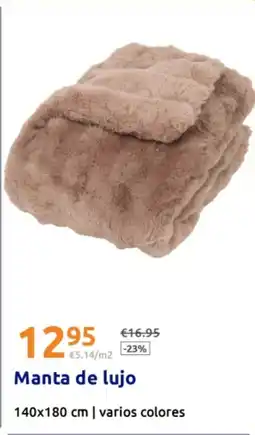 Action Manta de lujo oferta