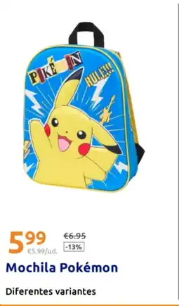 Action POKEMON Mochila oferta