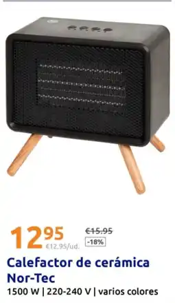 Action Calefactor de cerámica Nor-Tec oferta